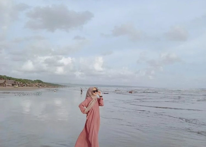Pantai Bagedur Lebak Banten, Hamparan Pasir Sejauh Mata Memandang