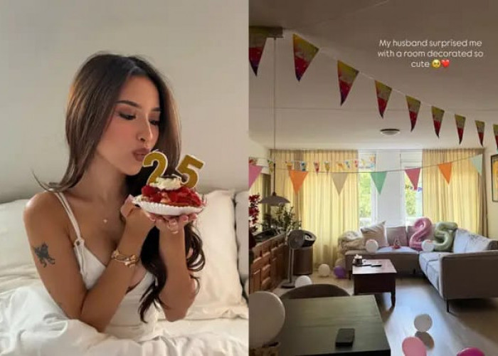 Potret Jennifer Coppen Rayakan Ulang Tahun Ke-25, Romantis Bareng Suami