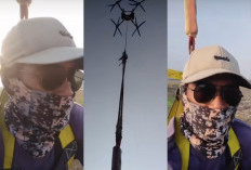 Viral Petani Terbang Pakai Drone di Tuban, Ternyata Bukan Buat Berangkat ke Sawah! Ini Fakta Sebenarnya