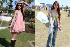 Outfit Konser Ala Dita Karang di Coachella Tuai Sorotan, Tampil Manis dengan Dua Gaya Berbeda
