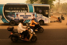 Karhutla Parah, Ada 'Bus Oksigen' di Palangka Raya Bantu Warga Terdampak Kabut Asap
