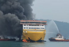 Penyebab Terbakarnya KMP Batumandi Milik ASDP di Merak Masih Diselidiki