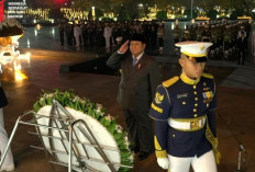 Jelang HUT RI, Prabowo Pimpin Upacara Ziarah Nasional dan Renungan Suci