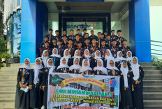 SMK Muhammadiyah 3 Tangsel Kunjungi Radar Banten, Bekali Diri Hadapi Dunia Kerja