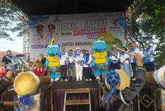 Meriahkan HUT ke-26 Banten, Hampir 4.000 Warga Ikuti Senam Bersama di Kota Serang