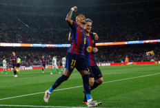 Raphinha Hat-trick, Barcelona Libas Racing Santander 7-2