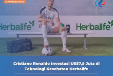 Cristiano Ronaldo Investasi US$7,5 Juta di Teknologi Kesehatan Herbalife