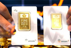 Harga Emas Antam Anjlok Rp40 Ribu, Cek Harga Terbarunya