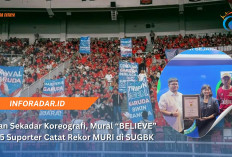 Bukan Sekadar Koreografi, Mural ‘BELIEVE’ 2.625 Suporter Catat Rekor MURI di SUGBK