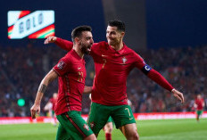 Portugal Tekuk Uzbekistan 5-0, Bruno Fernandes Lega Cristiano Ronaldo Cetak Gol