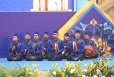 Kolaborasi Band dan Hadroh Lapas Cilegon Unjuk Kemampuan di Hadapan Menteri Imigrasi dan Pemasyarakatan