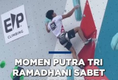 Harumkan Nama Bangsa, Putra T. Ramadani Raih Medali Emas Nomor Lead di World Climbing Series 2026
