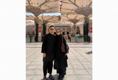 Ramadan Penuh Berkah, Febby Rastanty dan Suami 'Pacaran Halal' Sambil Ibadah di Tanah Suci