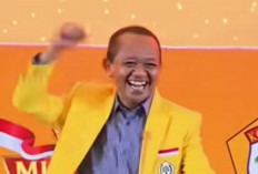 Bahlil Tertawa Saat Maju ke Podium, Lagu My Little Bolu Ketan Mendadak Diputar