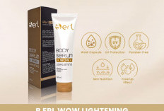 B Erl WOW Lightening Body Serum, Perawatan Dengan Efek Tone Up Alami Untuk Kulit Tubuh Lebih Cerah Seketika