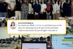 Aurora Amanda Bagikan Pengalaman Mengajar di Kampus, Ucap Perpisahan kepada Mahasiswa