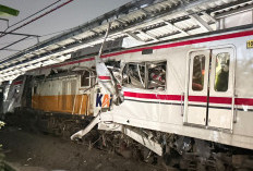 Viral di X! KA Argo Bromo Anggrek Tabrakan dengan KRL di Bekasi Timur, Jalur Lumpuh Total